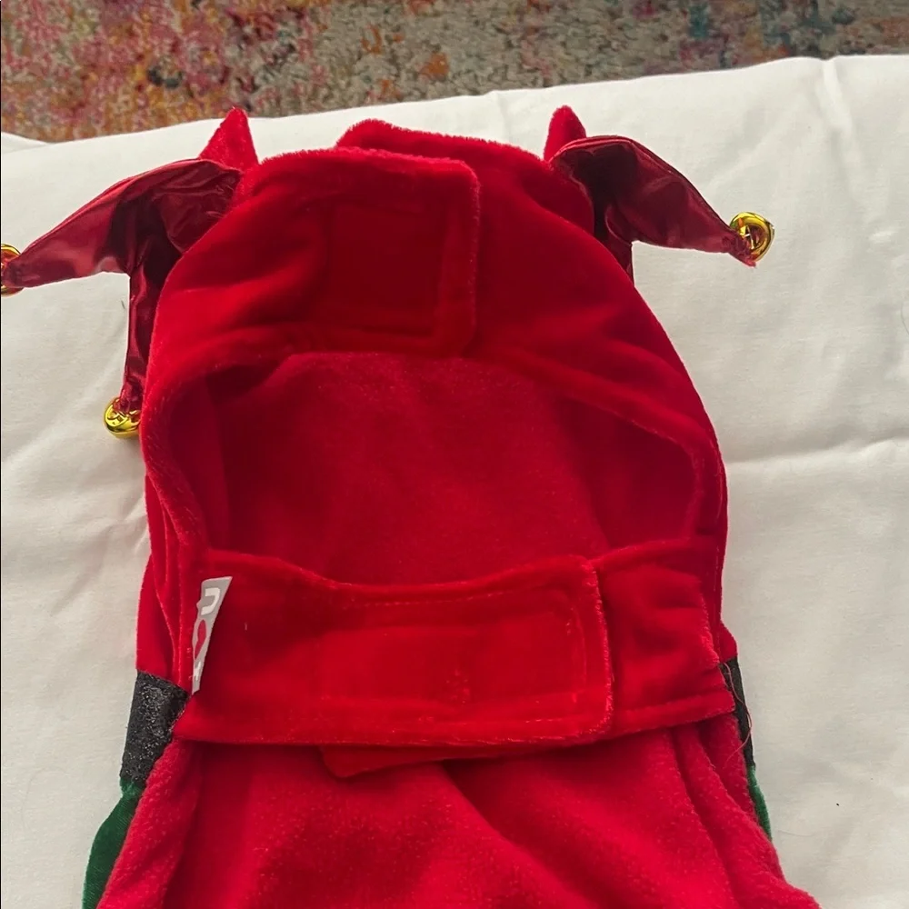 Elf Doggie Outfit for 5-6 pound dog